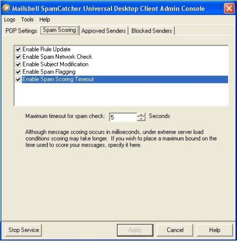 SpamCatcher Universal 1.5 dla Win2k