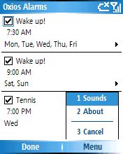 Oxios Alarms for WM Smartphone 1.32