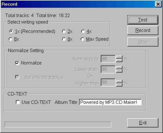 MP3 CD Maker 1.90