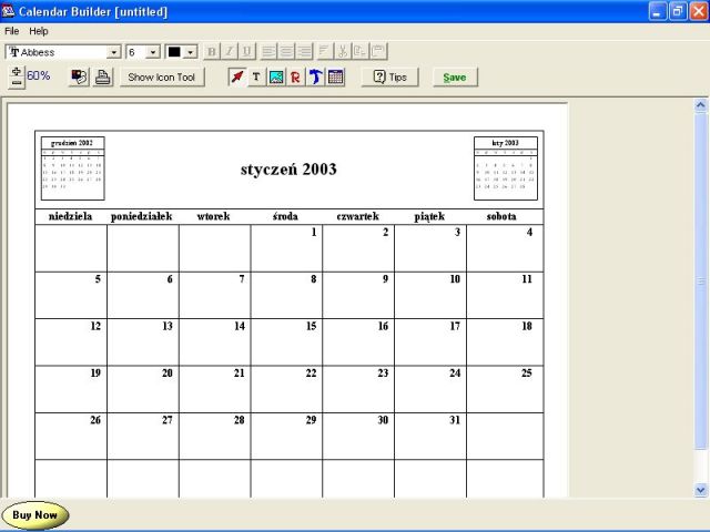 Calendar Builder 3.2p