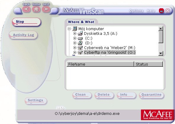 McAfee VirusScan 7.0
