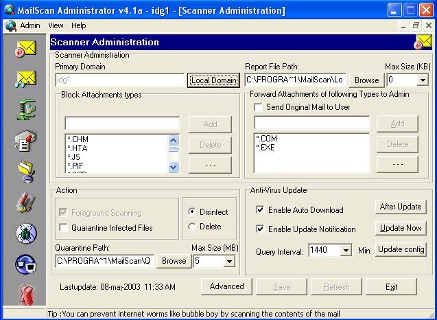MailScan for Mail Server 4.10