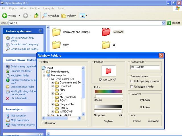 Rainbow Folders 1.0 PL