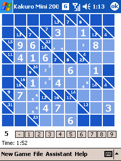 Kakuro Mini 2007