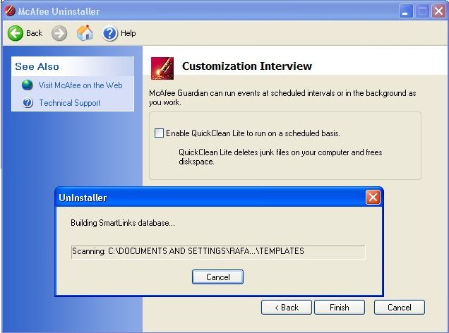 McAfee UnInstaller 6.50