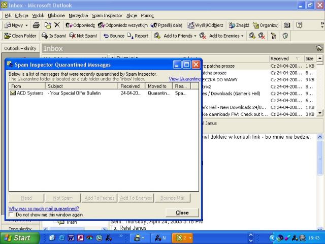 Spam Inspector for Outlook 3.2