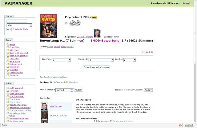 aviManager 0.90&nbsp;