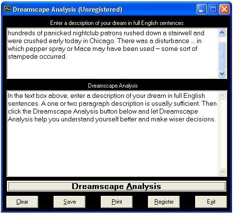 Dreamscape Analysis 2.0.1